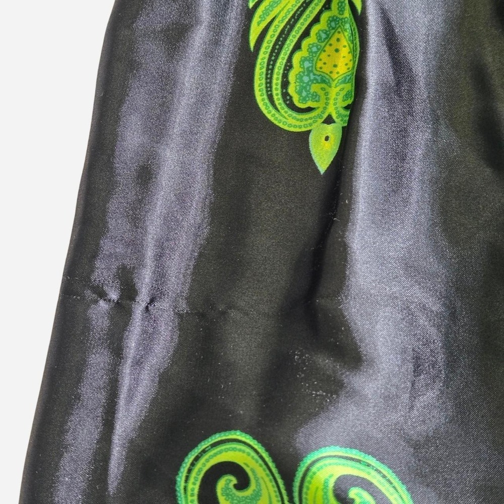 Vintage y2k halter bubble party dress / 2000s formal, prom, hoco, peacock, satin - Picture 8 of 8